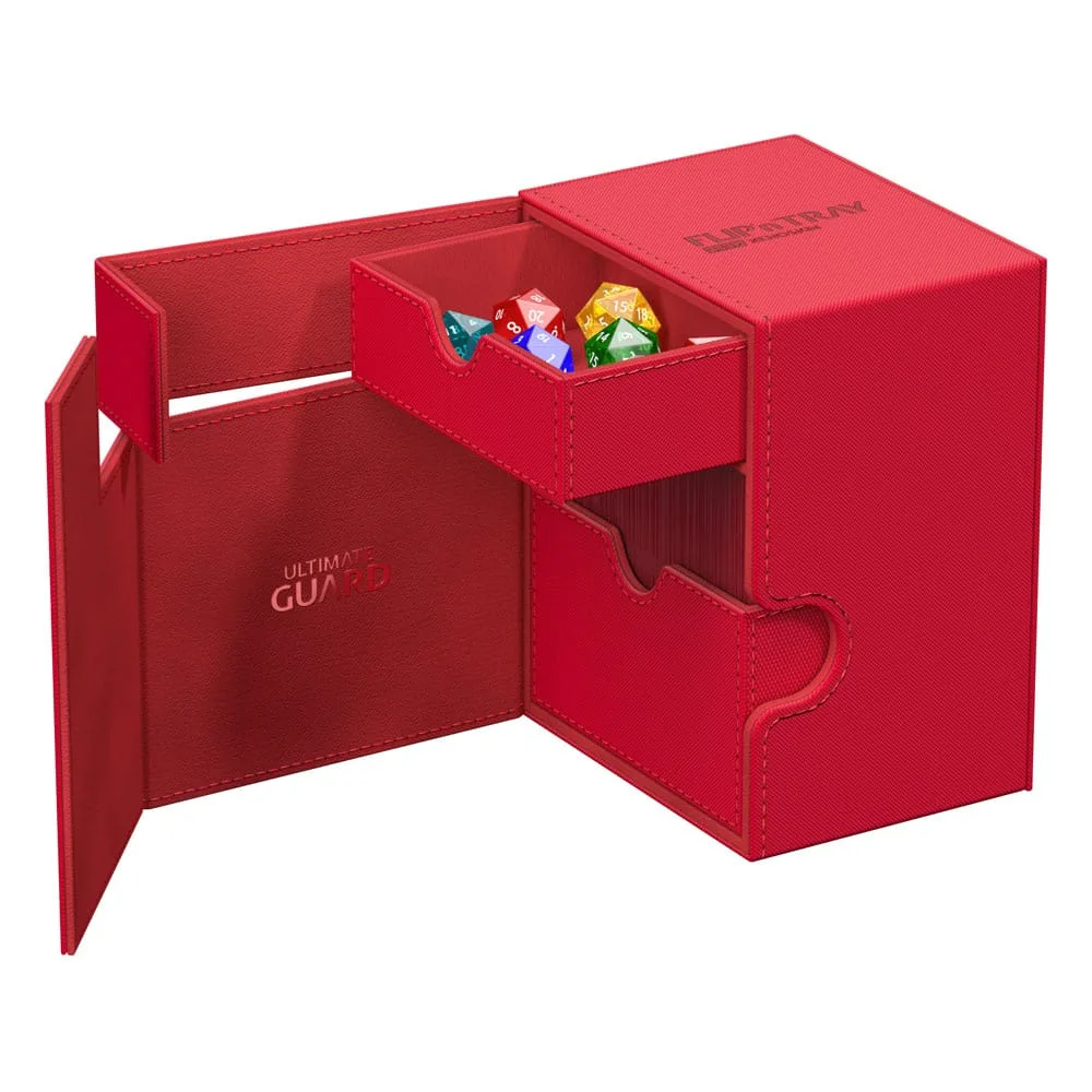 Ultimate Guard Deck Box – Red Flip’n’Tray 133+ Xenoskin 6