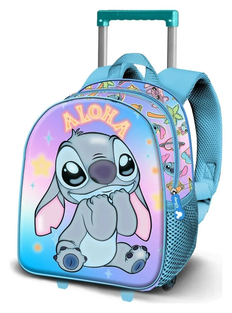 Lilo & Stitch Wheeled Backpack – 3D Mischievous 34 cm