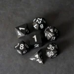 FanRoll Silicone Dice Set – Sharp Edge Gold Scatter 16 mm 3