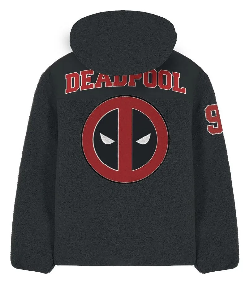 Marvel Sherpa Jacket – Deadpool Logo XL
