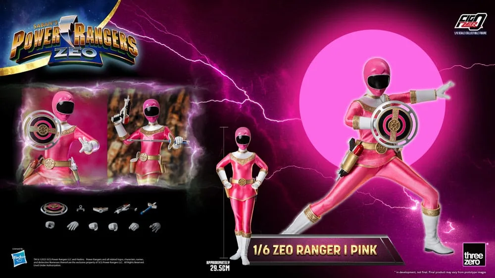 Power Rangers Zeo Action Figure – FigZero Ranger I Pink 29.5 cm 11