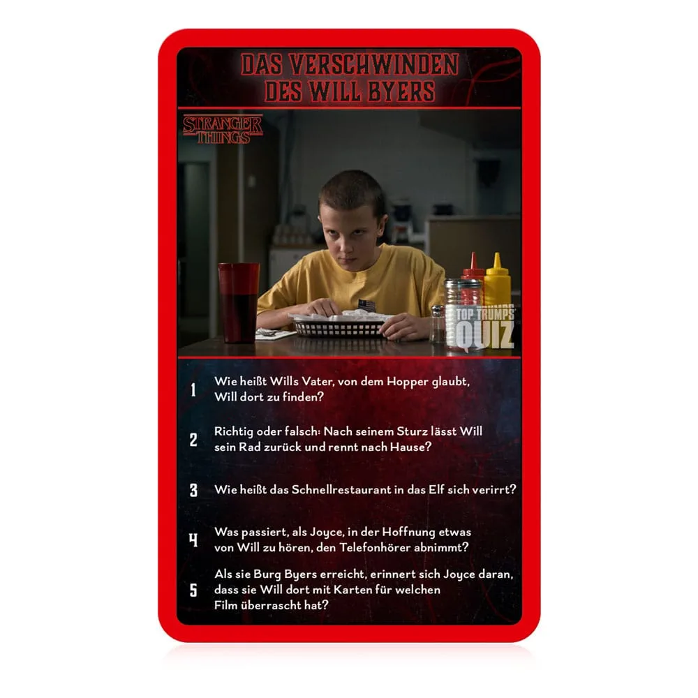 Stranger Things Card Game – Top Trumps Quiz German Edition 3