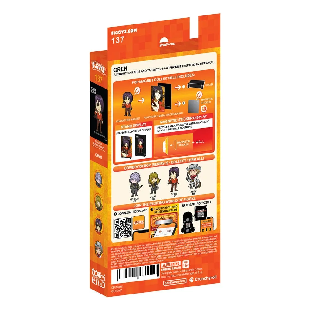 Cowboy Bebop Magnetfigur – Gren FiGGYZ 11 cm 4