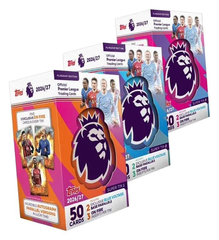 Premier League 2026/2027 Trading Cards – Super Tin