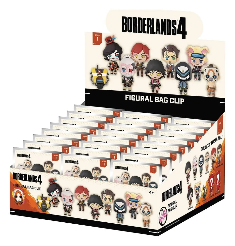 Borderlands Bag Clips – Series 1 Display of 24