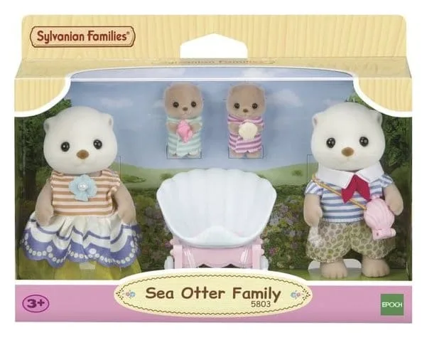 Sylvanian Families Figure Set – Sea Otter Family