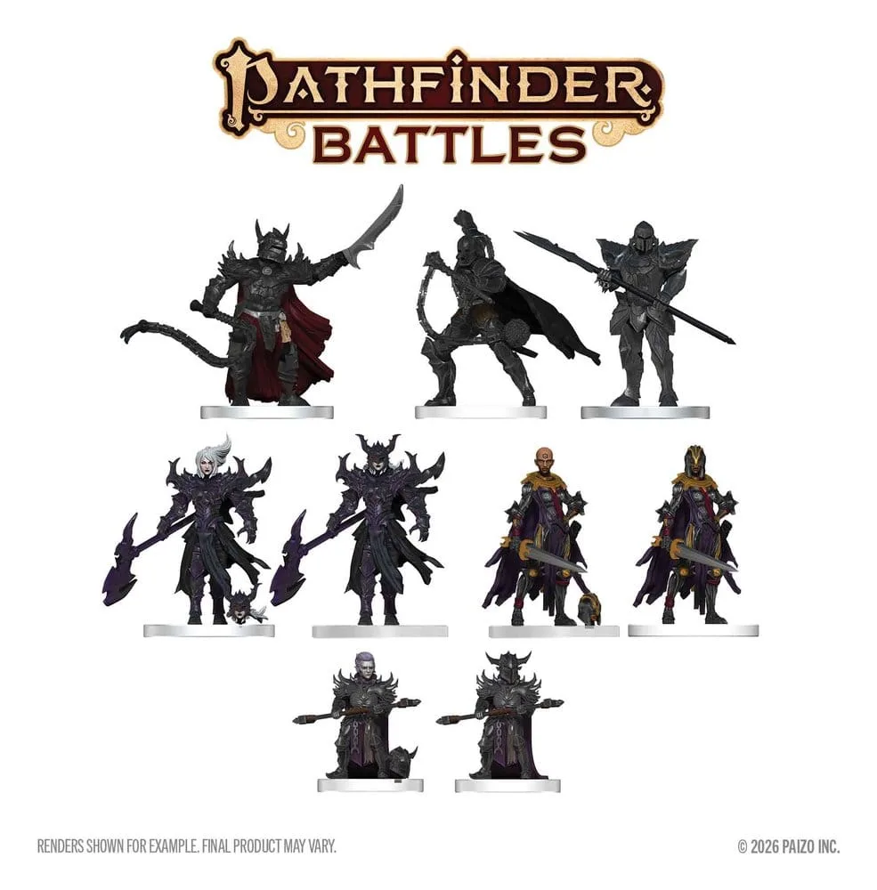 Pathfinder Battles Miniaturen – Hellknight Vanguard 6 stuks 2