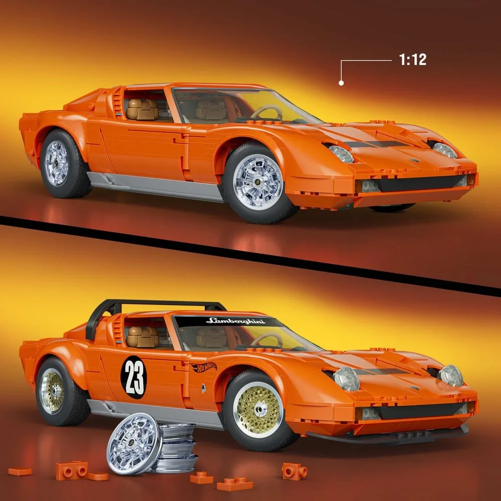 Hot Wheels Bouwset – Lamborghini Miura P400 SV 1:12 3