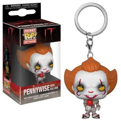 It 2017 Vinyl Keychain – Pocket POP Pennywise with Balloon 4 cm