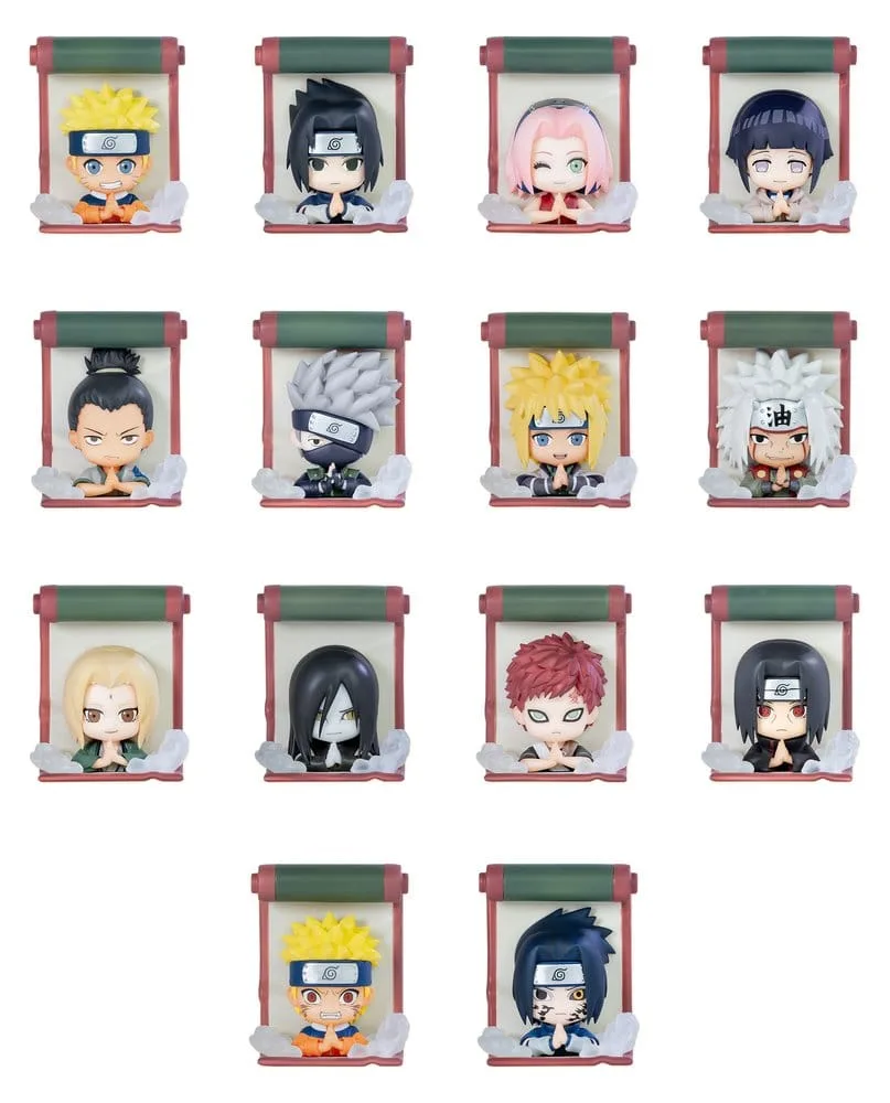 Naruto 3D Magnet Display – Secret Ninja Scroll 12 Blind Boxes