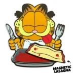 Garfield Pin Badge – Disco Lasagna Dinner 5 cm 2