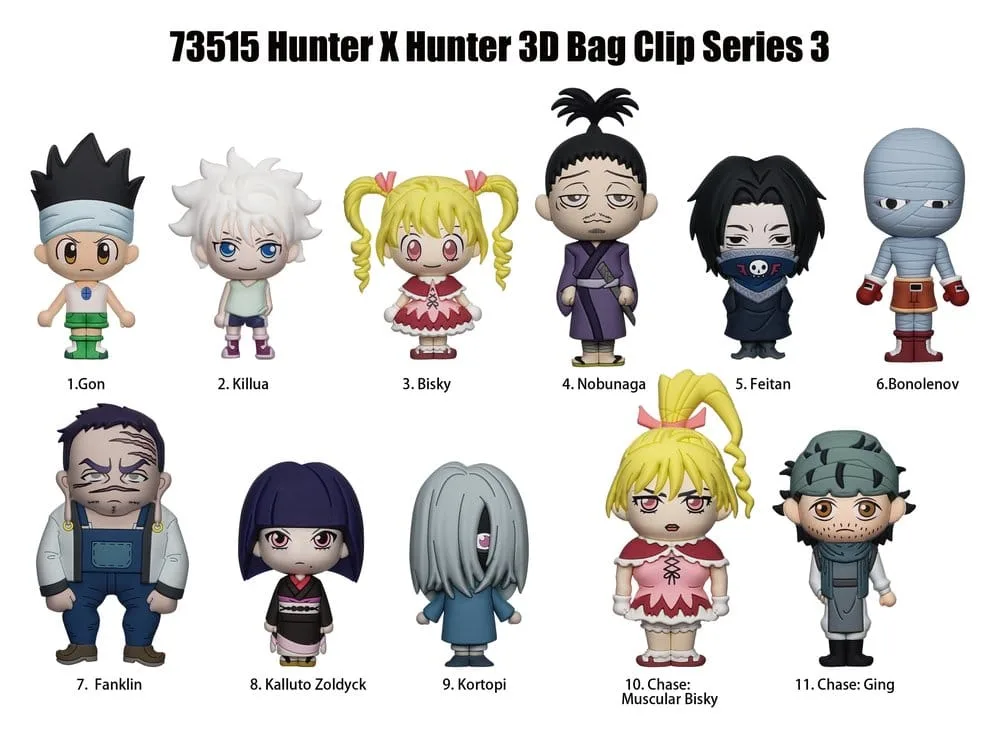 Hunter x Hunter Taschenanhänger – Serie 3 24er-Display 2