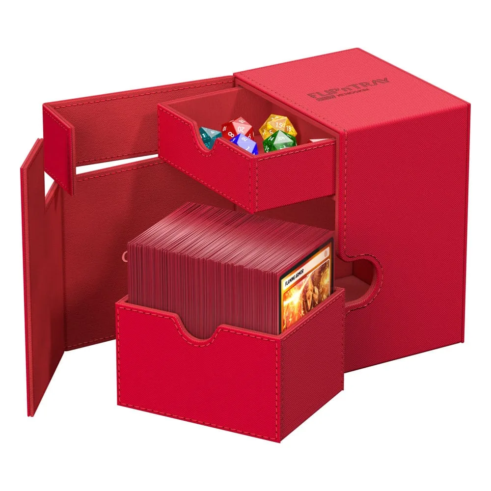 Ultimate Guard Deck Box – Red Flip’n’Tray 133+ Xenoskin 5