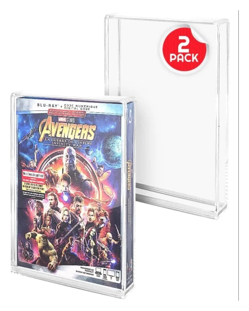 Gaming Acrylic Cases – PS3 PS4 Blu-ray Xbox One 2-Pack