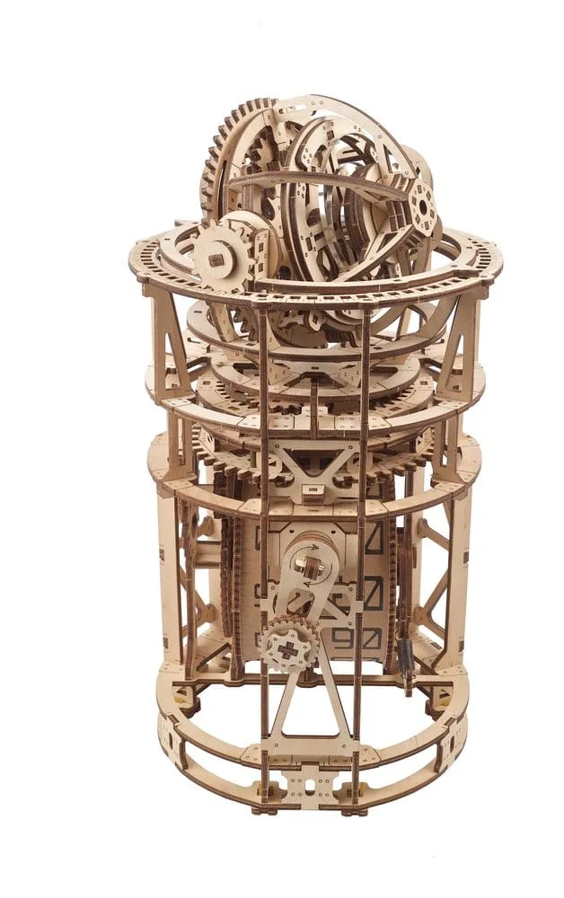 Ugears Wooden Model Kit – Sky Watcher Tourbillon Table Clock 9