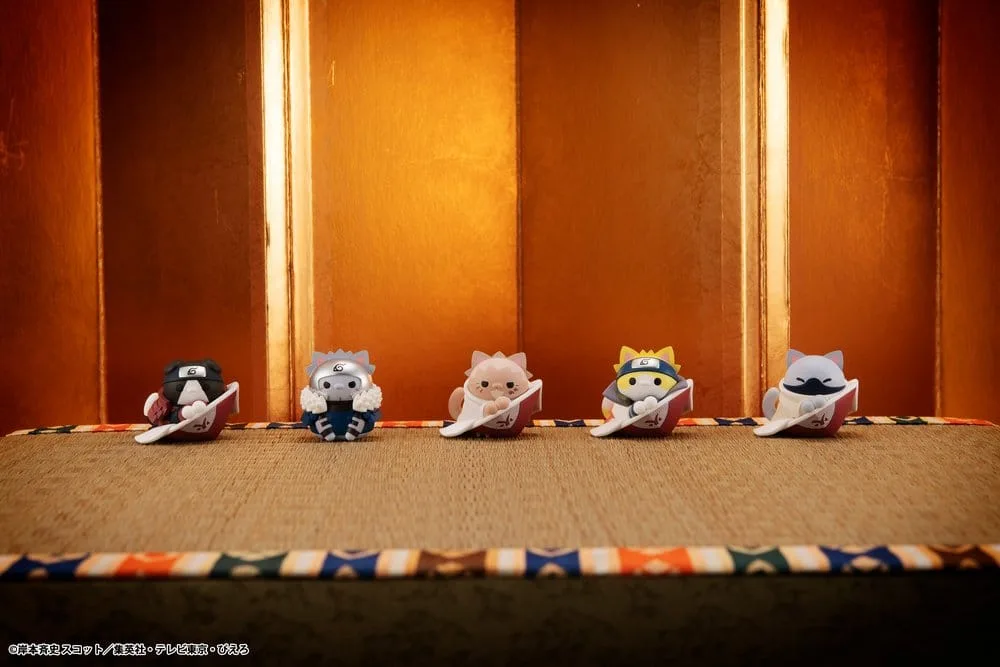 Naruto Shippuden Mini Figures – Nyaruto Master and Disciple Set of 8 11