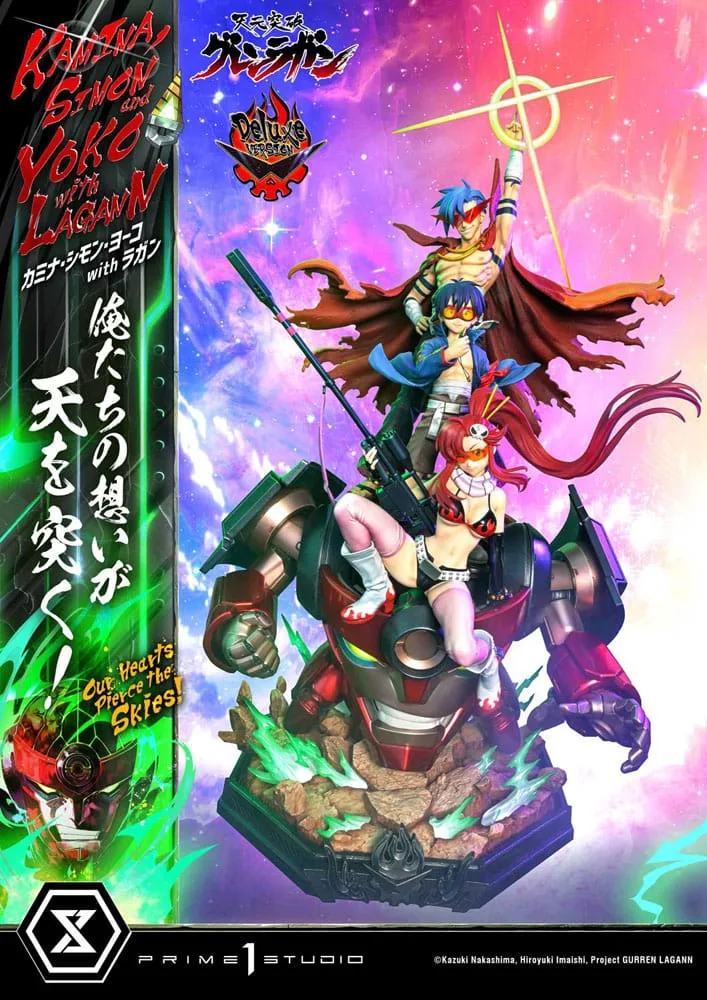 Gurren Lagann Statue – Team with Lagann Deluxe Bonus 1/4 97 cm 22