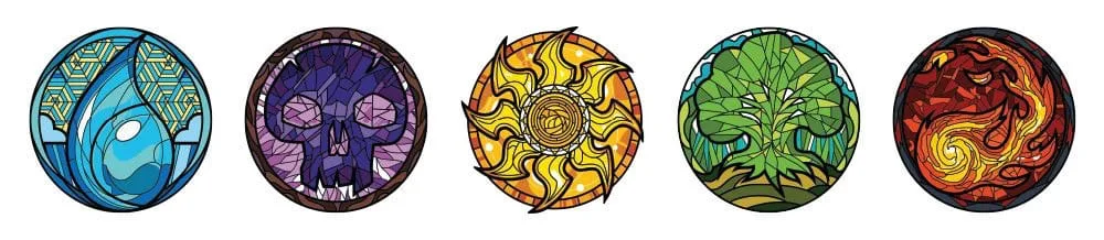 Magic: The Gathering Pins – Stained Glass Lands 10 Blind Boxes 2
