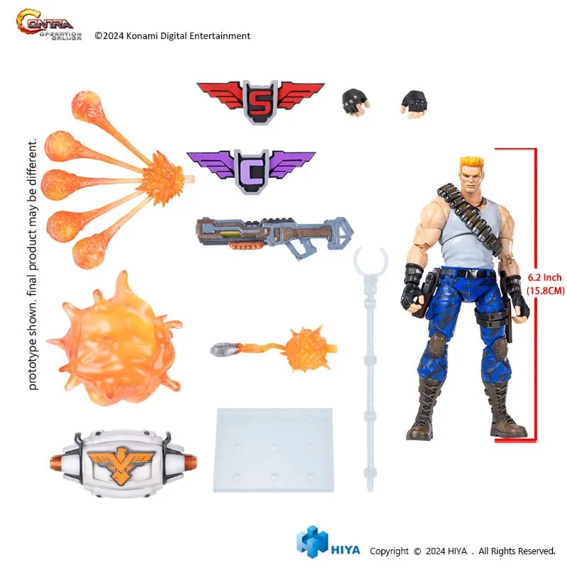 Contra Operation Galuga Action Figure – Bill Rizer 16 cm 2