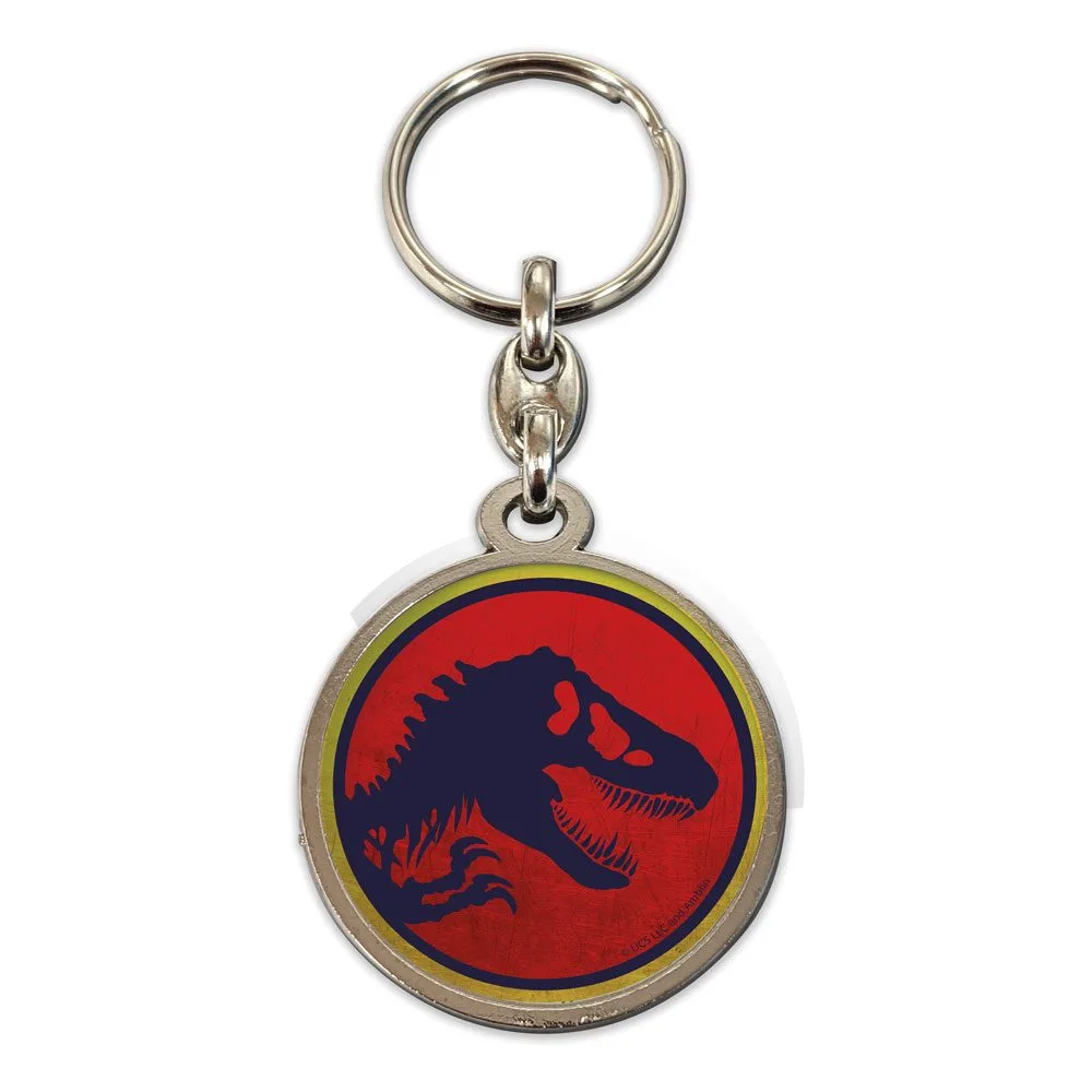 Jurassic Park Metal Keychain – Logo 7 cm