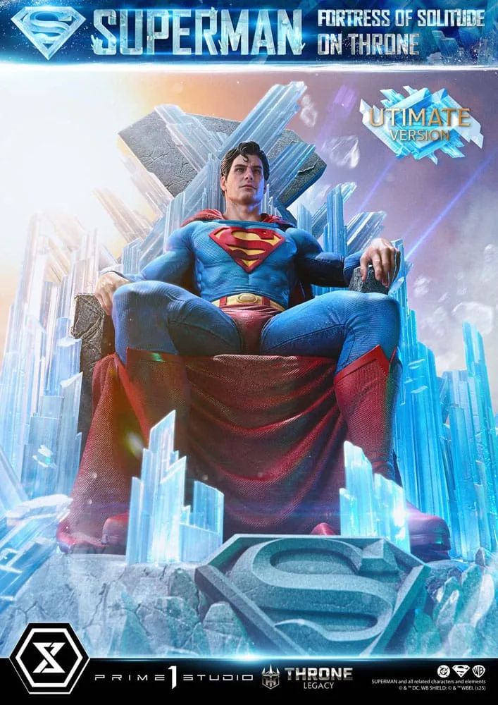 Superman Statue – Fortress of Solitude Throne Ultimate 1/4 52 cm 10