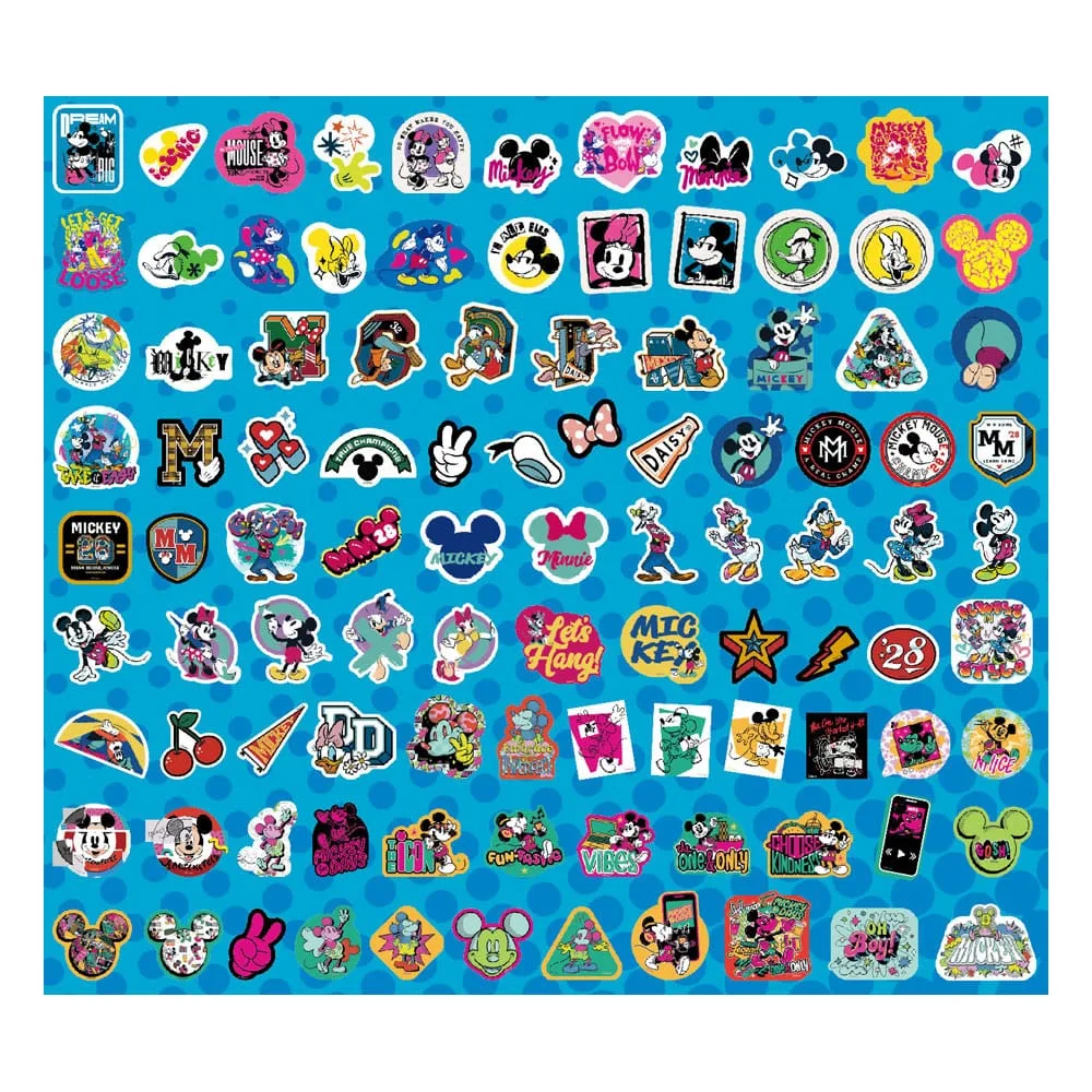 Mickey and Friends Sticker Set – 100 Pieces Assortment of 20