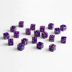 Q Workshop Würfelset – Shimmering Purple, 20 W6 16 mm 3