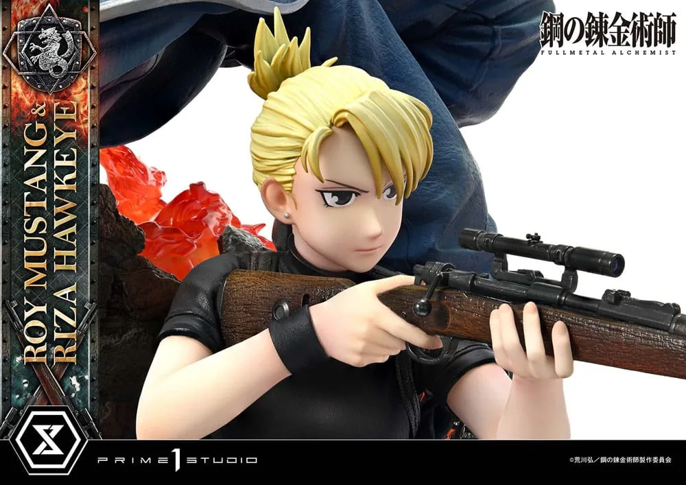 Fullmetal Alchemist Statue – Roy Mustang & Riza Hawkeye 50 cm 20