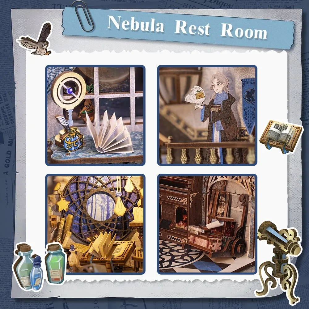 Book Nook Bouwpakket – Nebula Common Room 23 x 11 cm 23