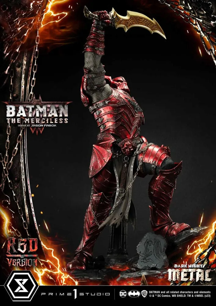 Dark Nights Metal Statue – The Merciless Red Version 111 cm 17