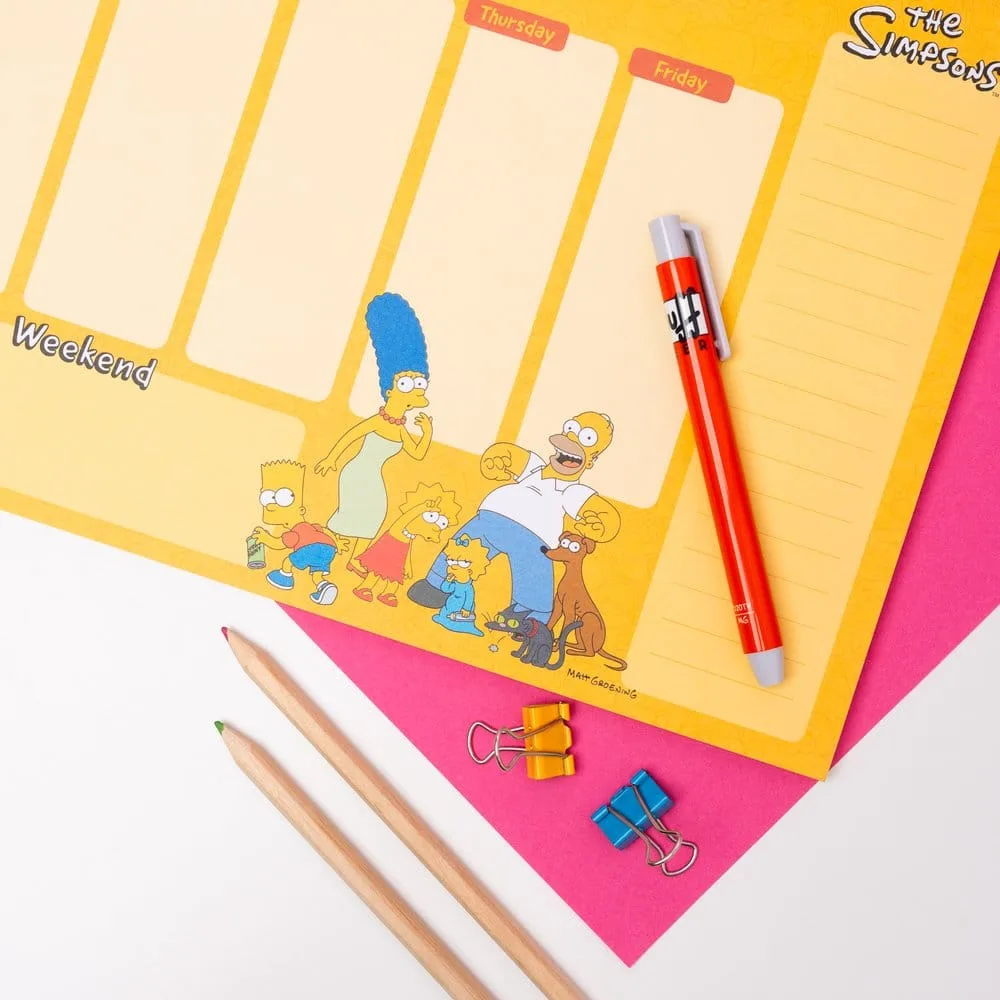 The Simpsons Weekly Planner – 54 Pages A4 5
