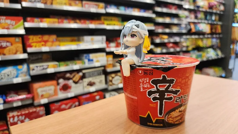 Goddess of Victory Nikke Cup Noodle Holder – Modernia 8 cm 4