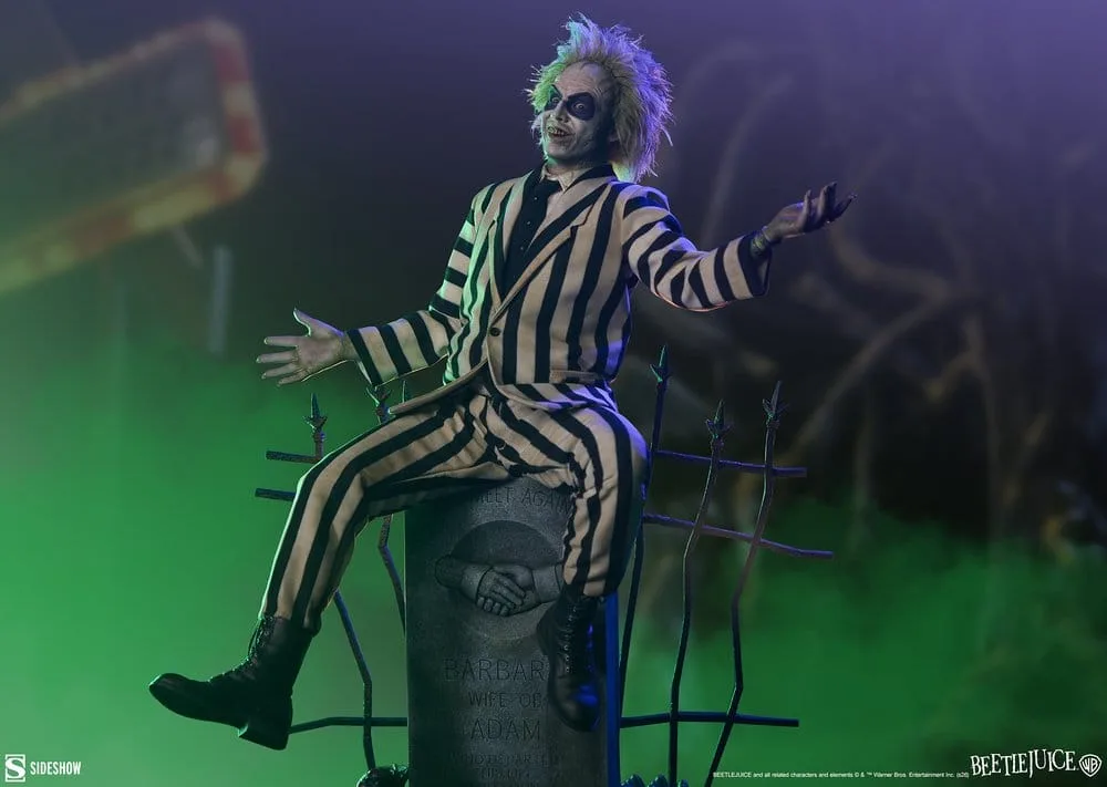 Beetlejuice Mixed Media Statue – Premium Format 54 cm 7