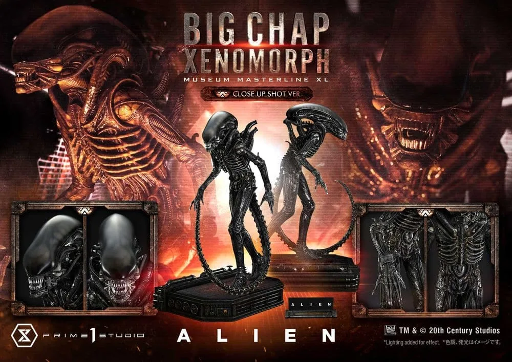 Alien Statue – Big Chap Xenomorph Close Up Shot 100 cm 5