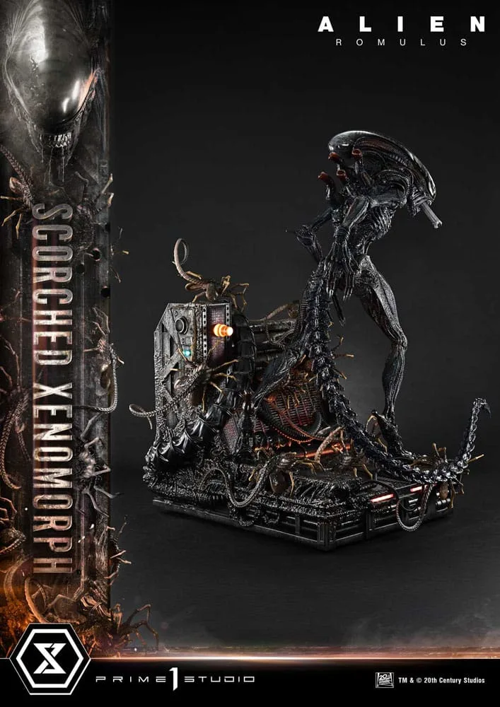 Alien Romulus Statue – Scorched Xenomorph Deluxe 98 cm 14