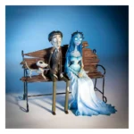 Corpse Bride Gift Set – Victor and Emily Figure with Keyring 6