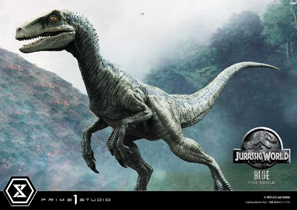Jurassic World Statue – Blue Prime Collectible 17 cm 4