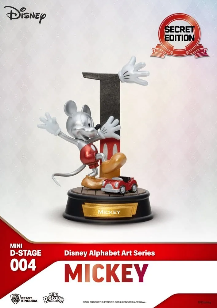 Disney Mini Diorama Statues – Alphabet Art 6-Pack 10 cm 14