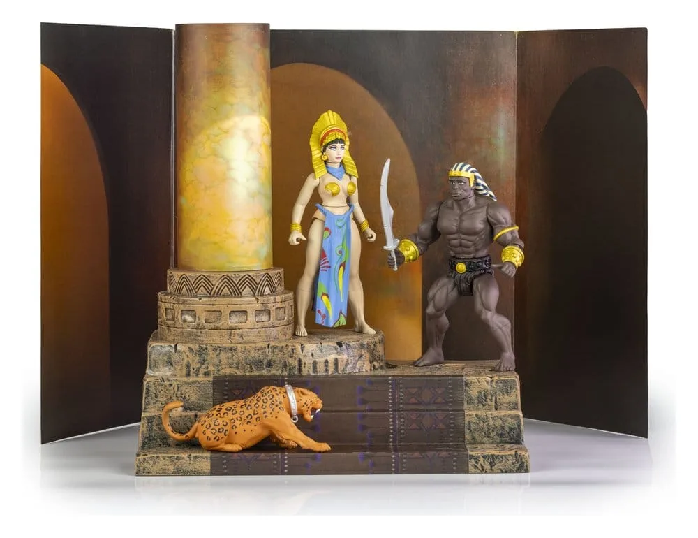 Frazetta Figure Set – Egyptian Queen and Guard Museum Edition 14 cm