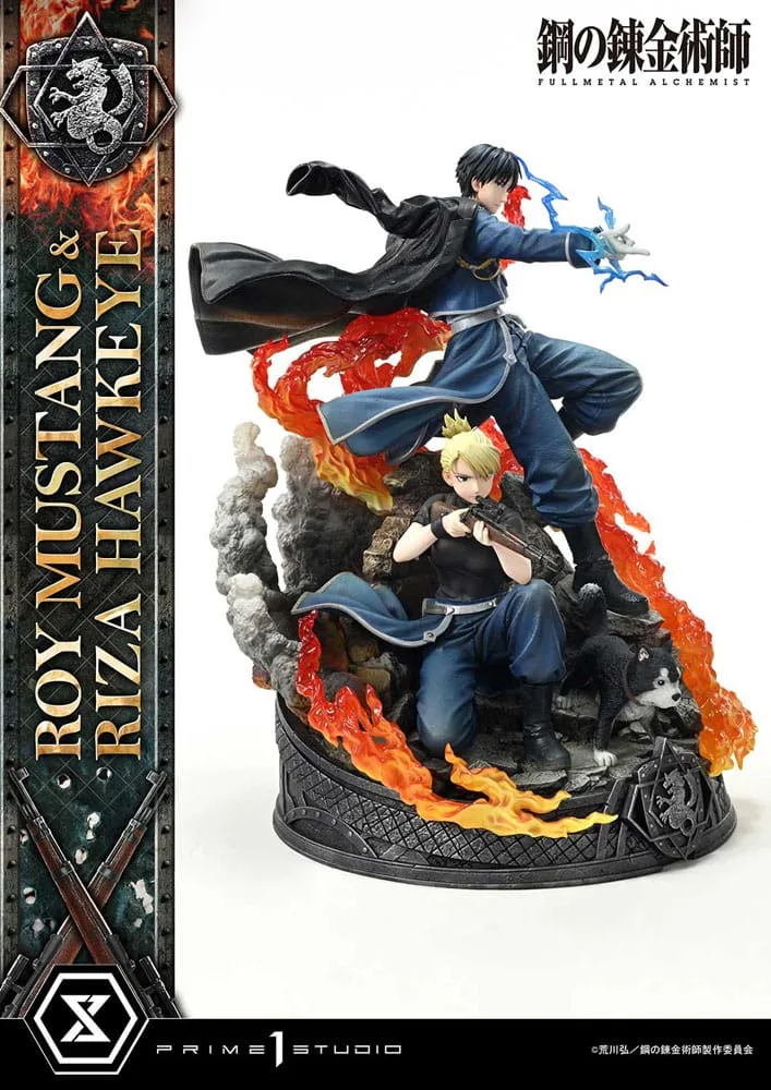 Fullmetal Alchemist Statue – Roy Mustang & Riza Hawkeye 50 cm 6