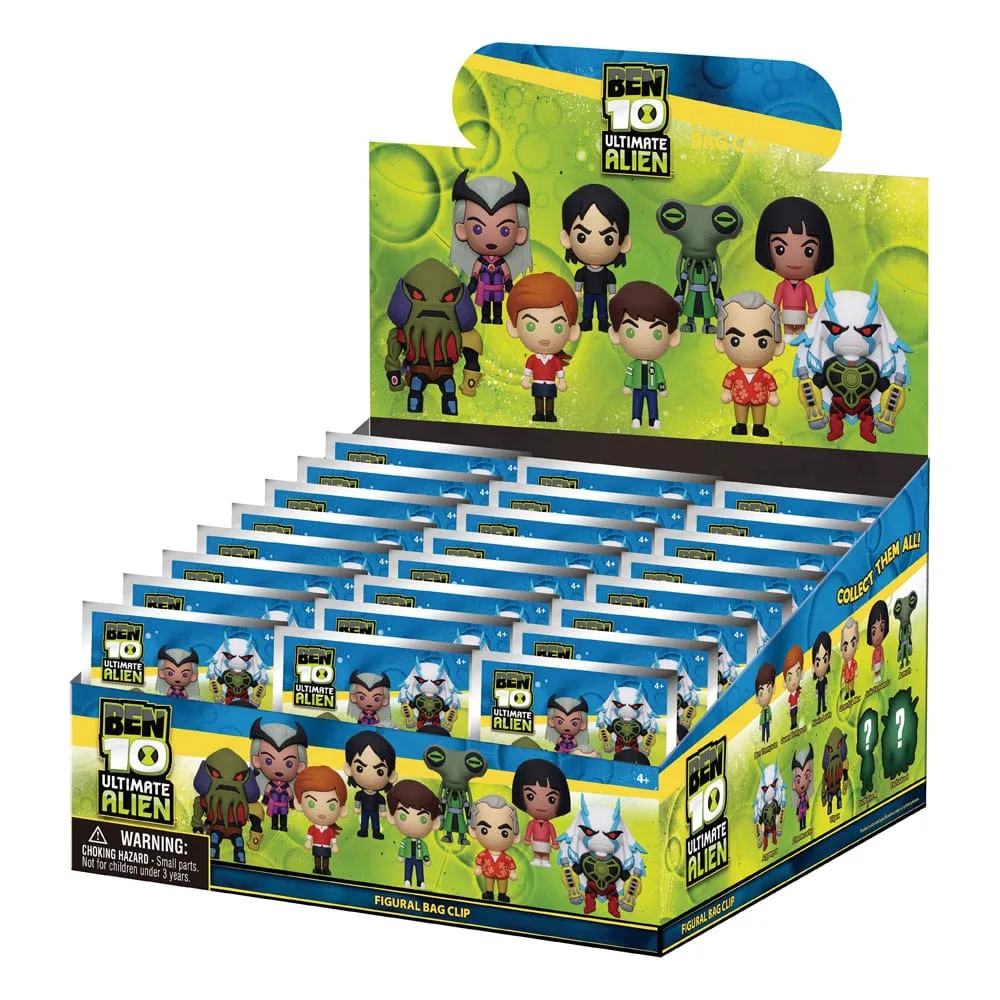 Ben 10 Bag Clips – 3D PVC Blind Bag Display of 24 3