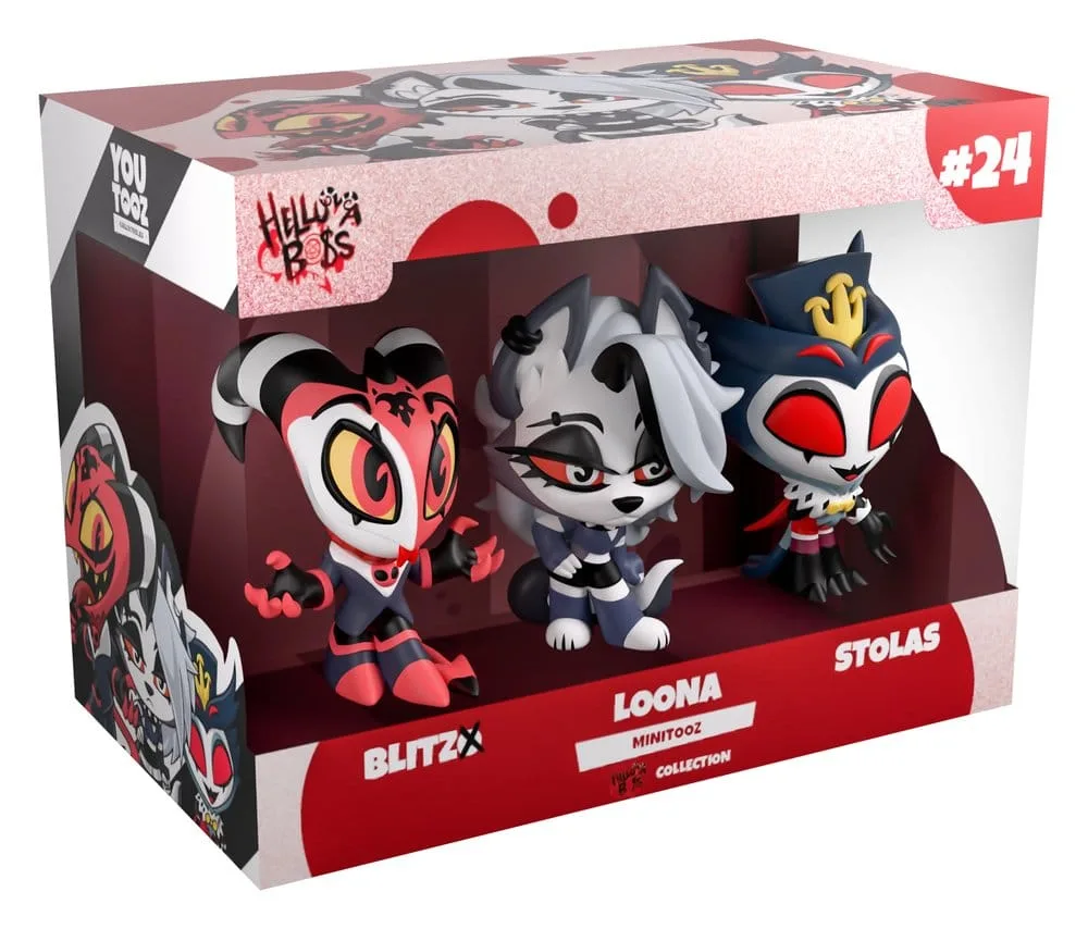 Helluva Boss Mini Figures – Blitzo, Loona and Stolas 6 cm 2