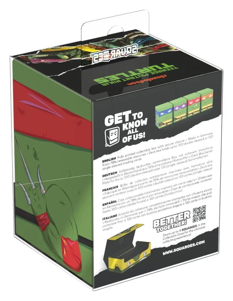 TMNT Deck Box – Squaroes Action Mode Raphael NT016 10