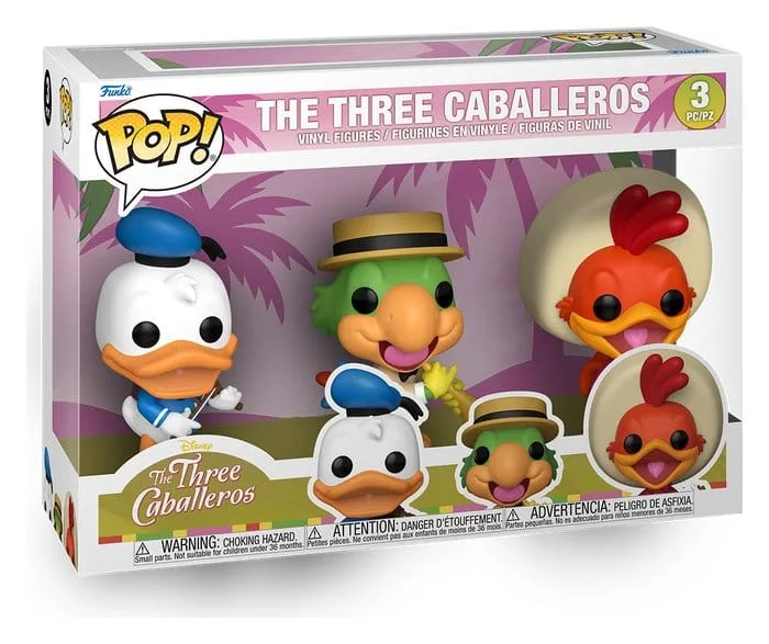 Disney POP Vinyl Figures – The Three Caballeros 3-Pack 9 cm 2