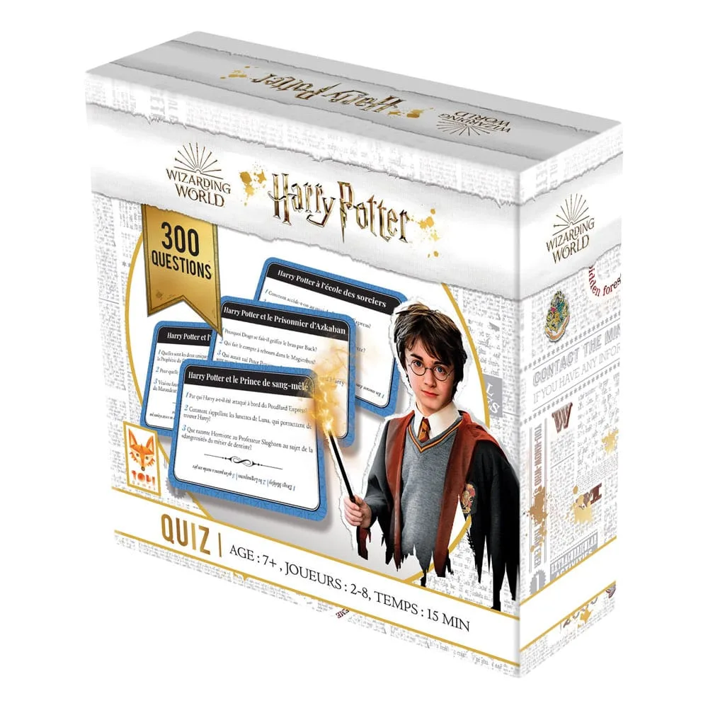 Harry Potter Quiz Card Game – 300 Questions French Edition