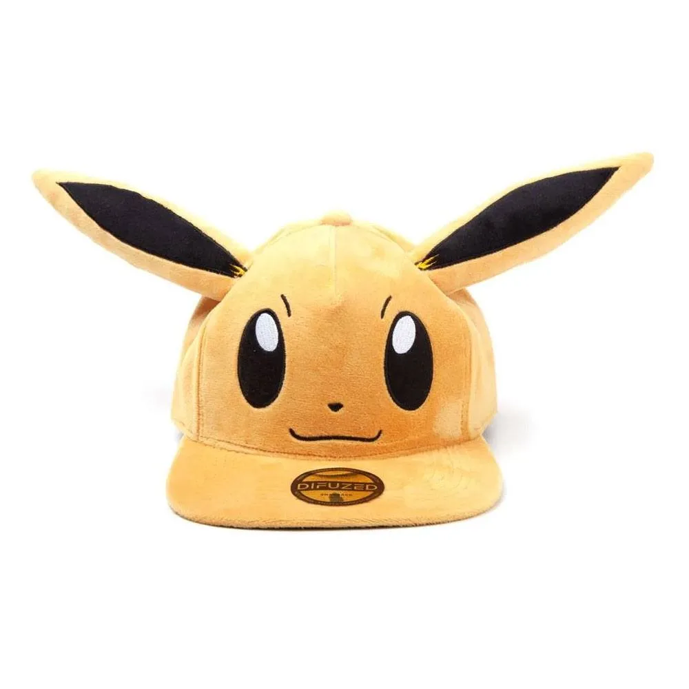 Pokémon Plush Snapback Cap – Embarrassed Eevee