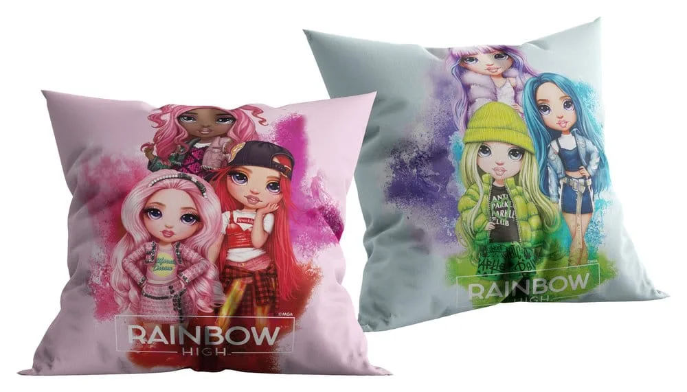Rainbow High Cushion – Poses Design 40 x 40 cm