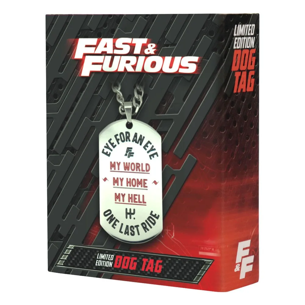 Fast & Furious Dog Tag – Numbered Edition 47 x 27 mm 6