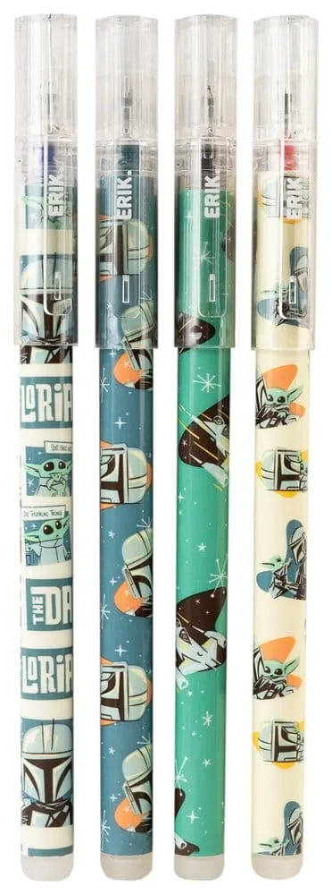 Star Wars Erasable Pens – The Mandalorian Set of 4