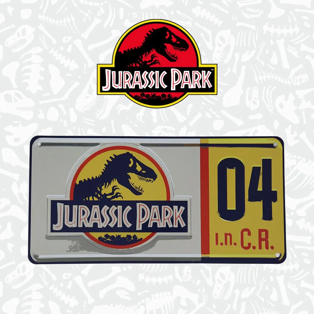 Jurassic Park Replica – Dennis Nedry License Plate 30 cm 5